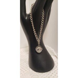 Vintage NY World's Fair 1964-1965 Sterling Silver Charm Pendant Necklace